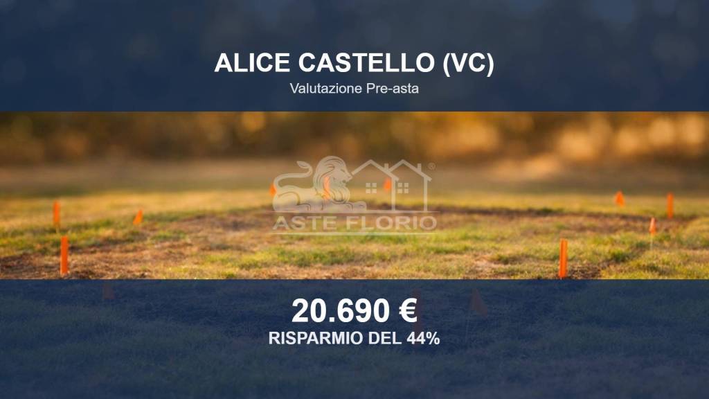 terreno edificabile in vendita ad Alice Castello