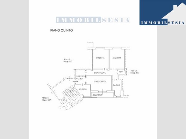 appartamento in vendita a Borgosesia