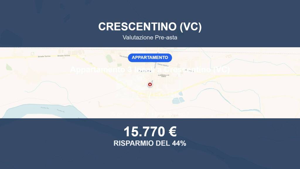 appartamento in vendita a Crescentino