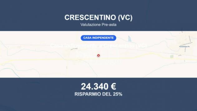 casa indipendente in vendita a Crescentino in zona Caravini