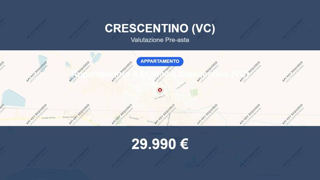 appartamento in vendita a Crescentino in zona Mezzi Po