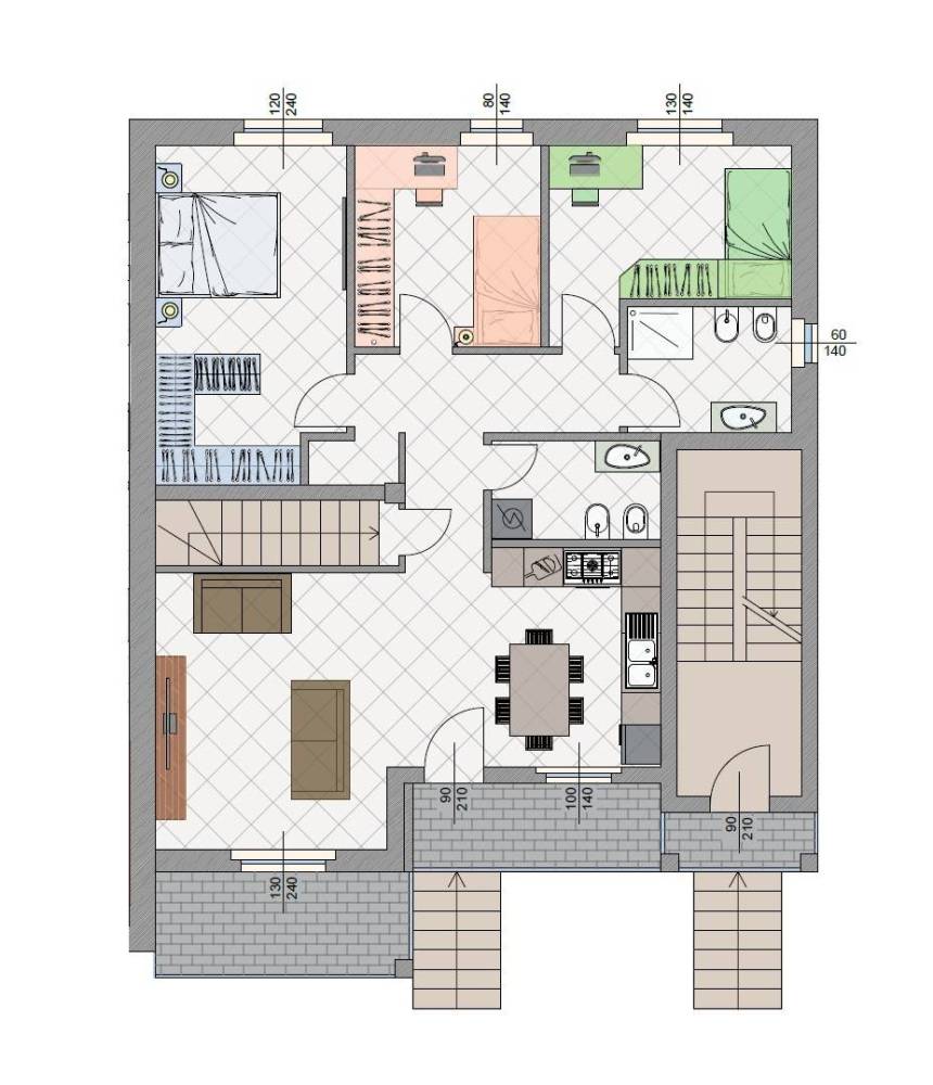 appartamento in vendita ad Agazzano