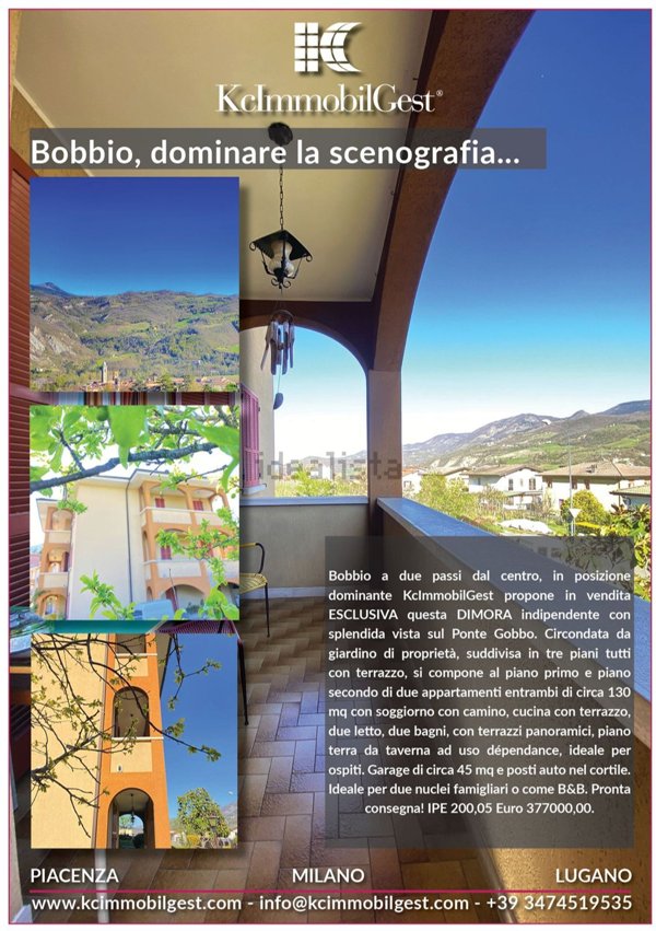 appartamento in vendita a Bobbio