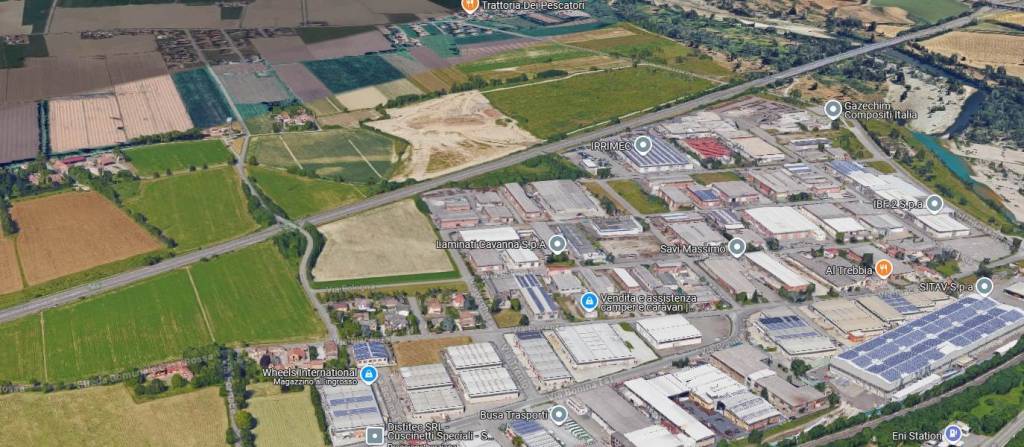terreno industriale in vendita a Calendasco