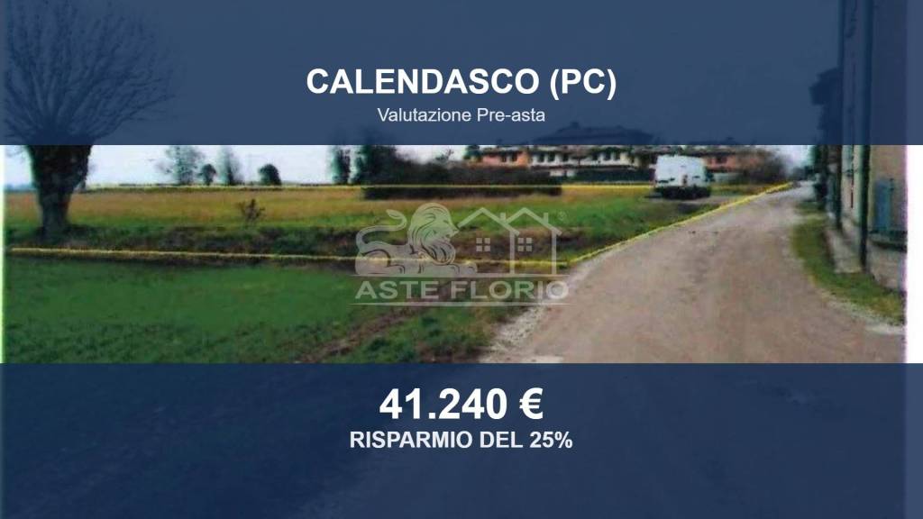 terreno edificabile in vendita a Calendasco