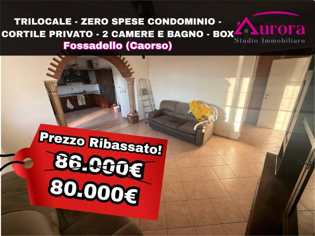appartamento in vendita a Caorso in zona Fossadello