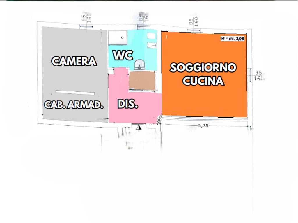 appartamento in vendita a Caorso