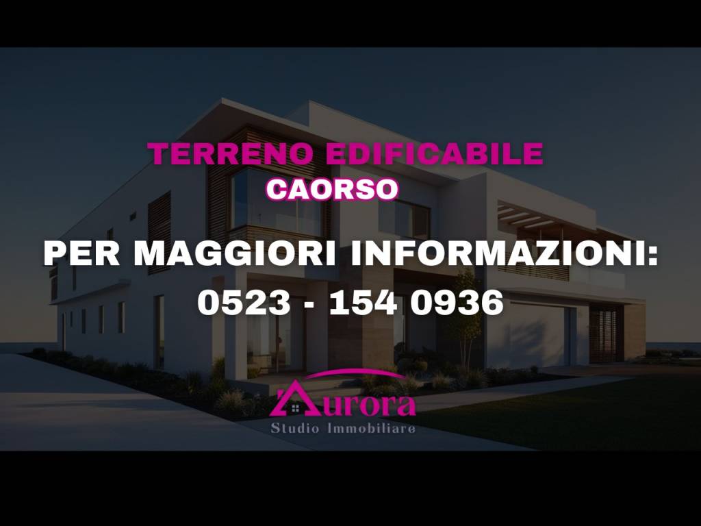 terreno edificabile in vendita a Caorso