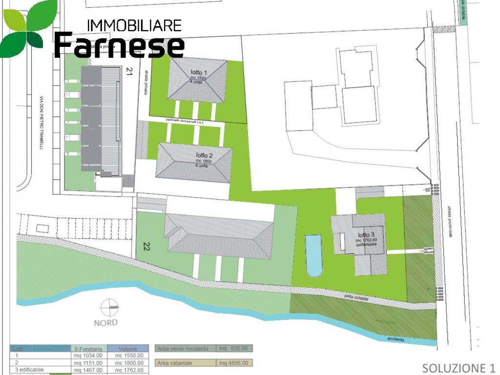 terreno edificabile in vendita a Carpaneto Piacentino