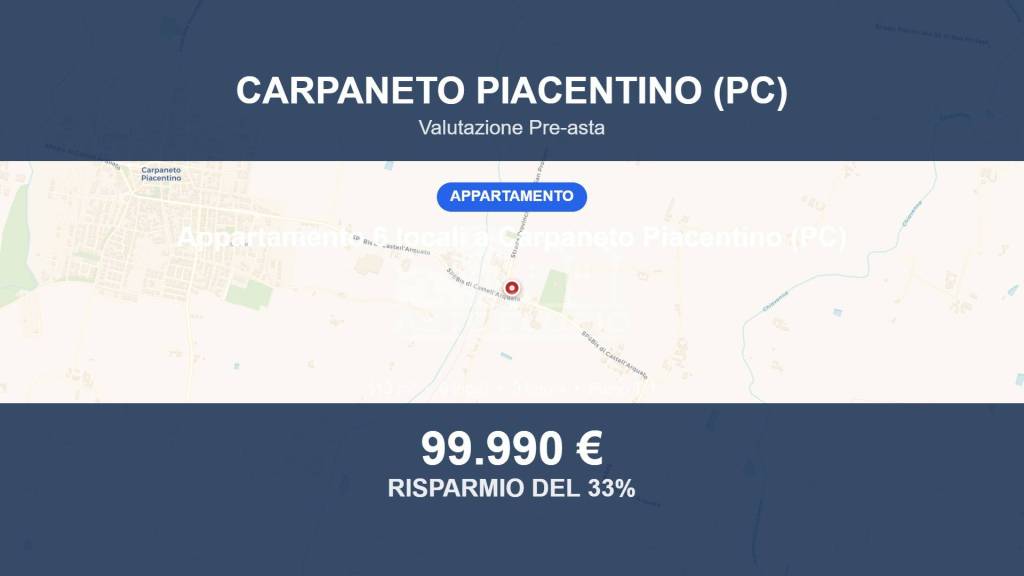 appartamento in vendita a Carpaneto Piacentino in zona Ciriano