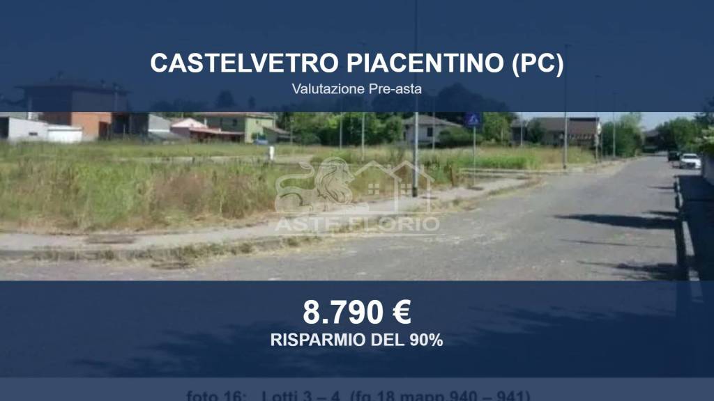 terreno edificabile in vendita a Castelvetro Piacentino in zona San Giuliano