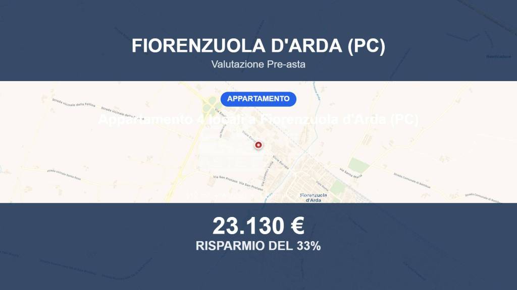 appartamento in vendita a Fiorenzuola d'Arda in zona San Protaso