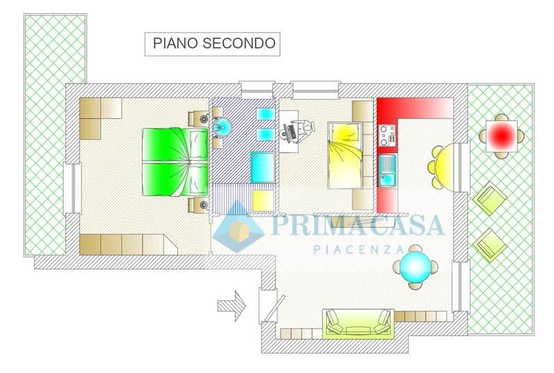 appartamento in vendita a Gossolengo