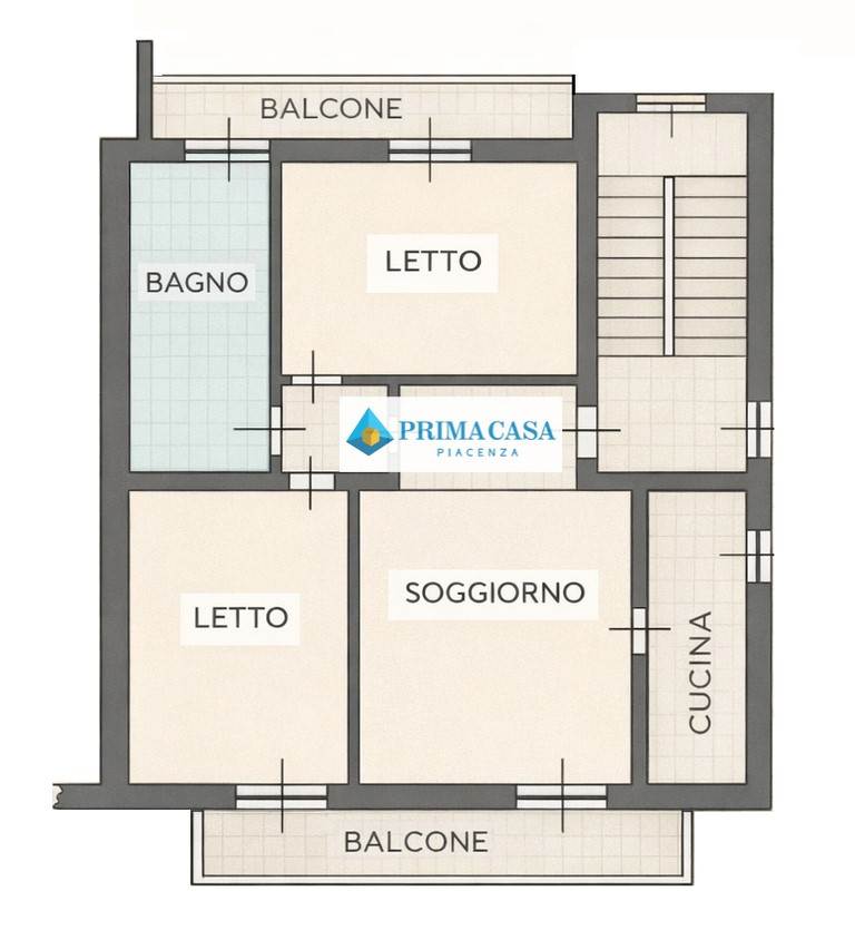 appartamento in vendita a Gropparello in zona Sariano