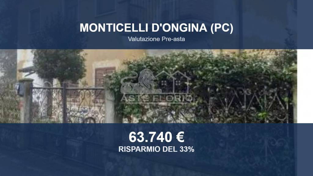 appartamento in vendita a Monticelli d'Ongina in zona Fogarole