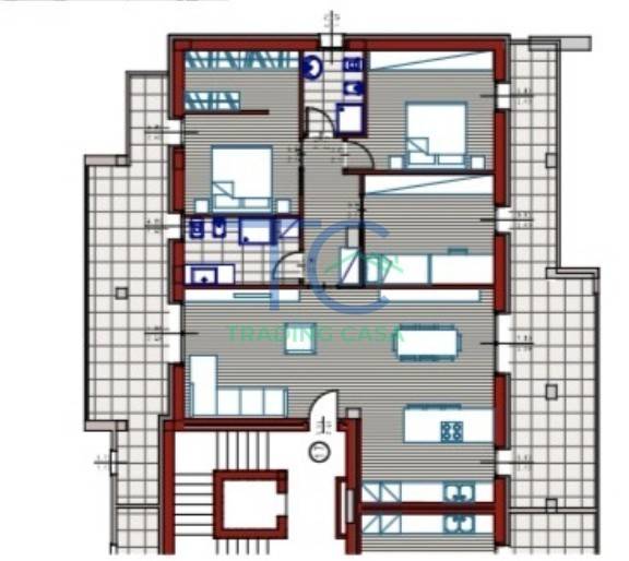 appartamento in vendita a Piacenza in zona Stadio