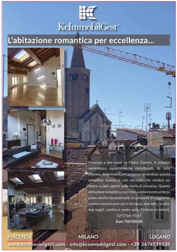 attico in vendita a Piacenza in zona Centro Storico