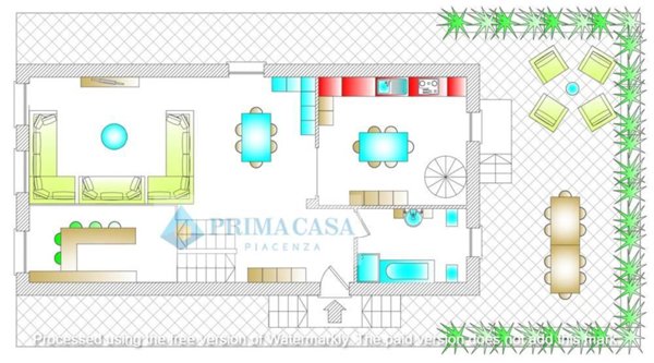 casa indipendente in vendita a Piacenza in zona Farnesiana