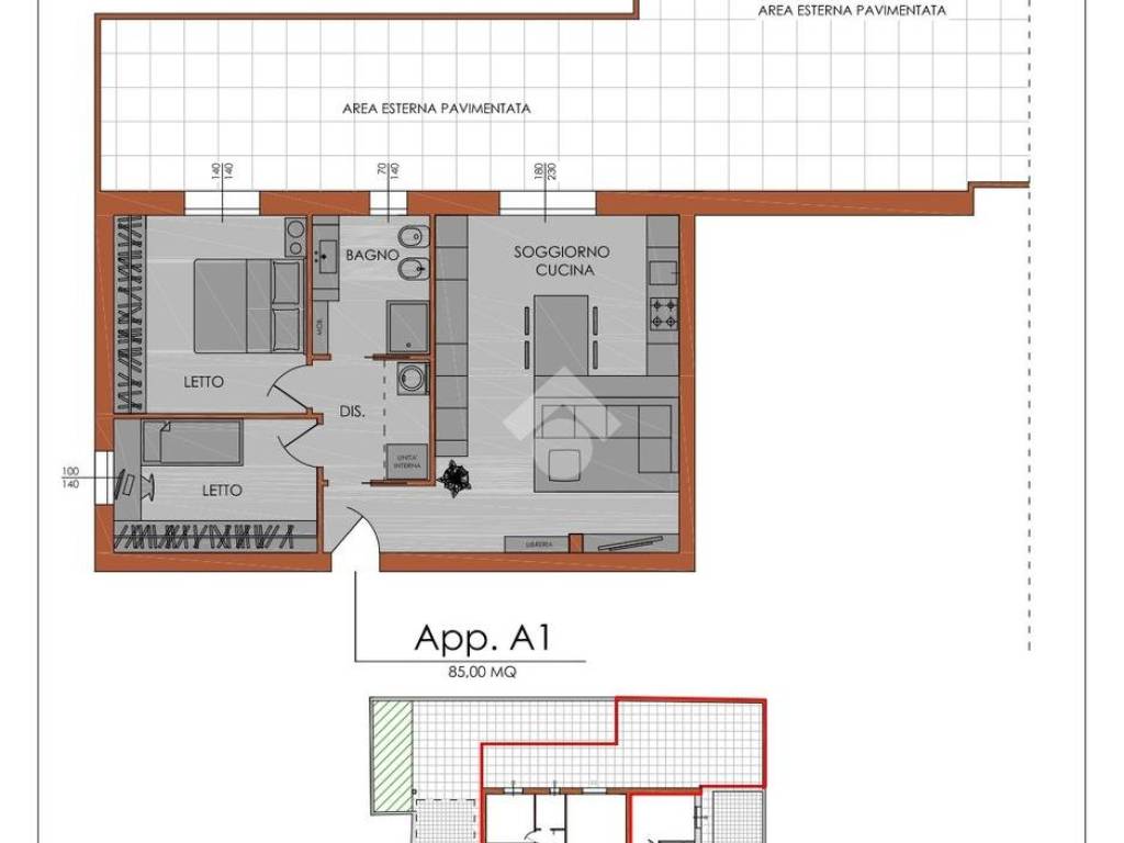 appartamento in vendita a Piacenza in zona Stadio