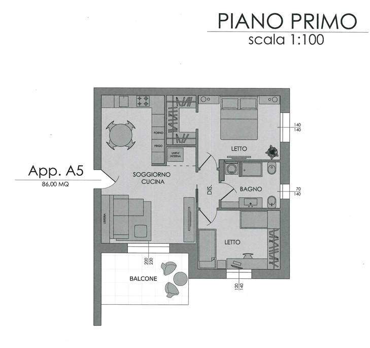 appartamento in vendita a Piacenza