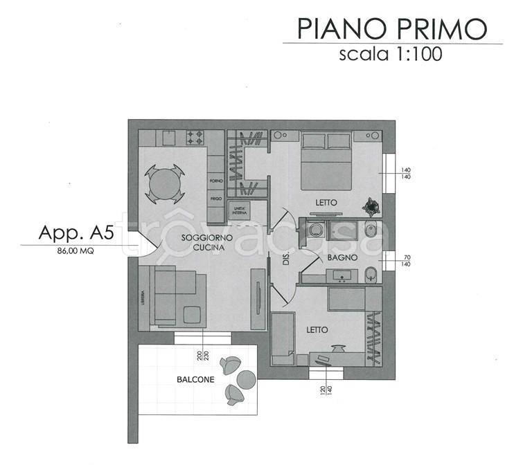 appartamento in vendita a Piacenza
