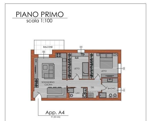 appartamento in vendita a Piacenza in zona Stadio