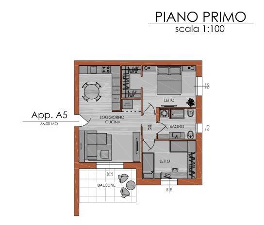 appartamento in vendita a Piacenza in zona Stadio