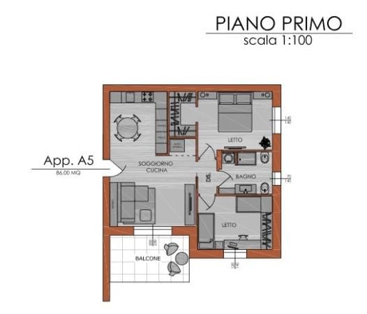 appartamento in vendita a Piacenza in zona Stadio