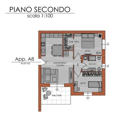 appartamento in vendita a Piacenza in zona Stadio