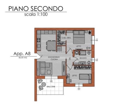 appartamento in vendita a Piacenza in zona Stadio