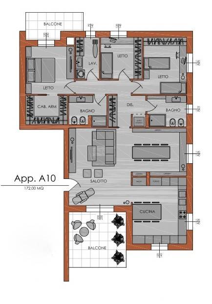 appartamento in vendita a Piacenza in zona Stadio