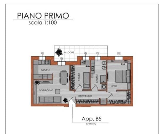 appartamento in vendita a Piacenza in zona Stadio
