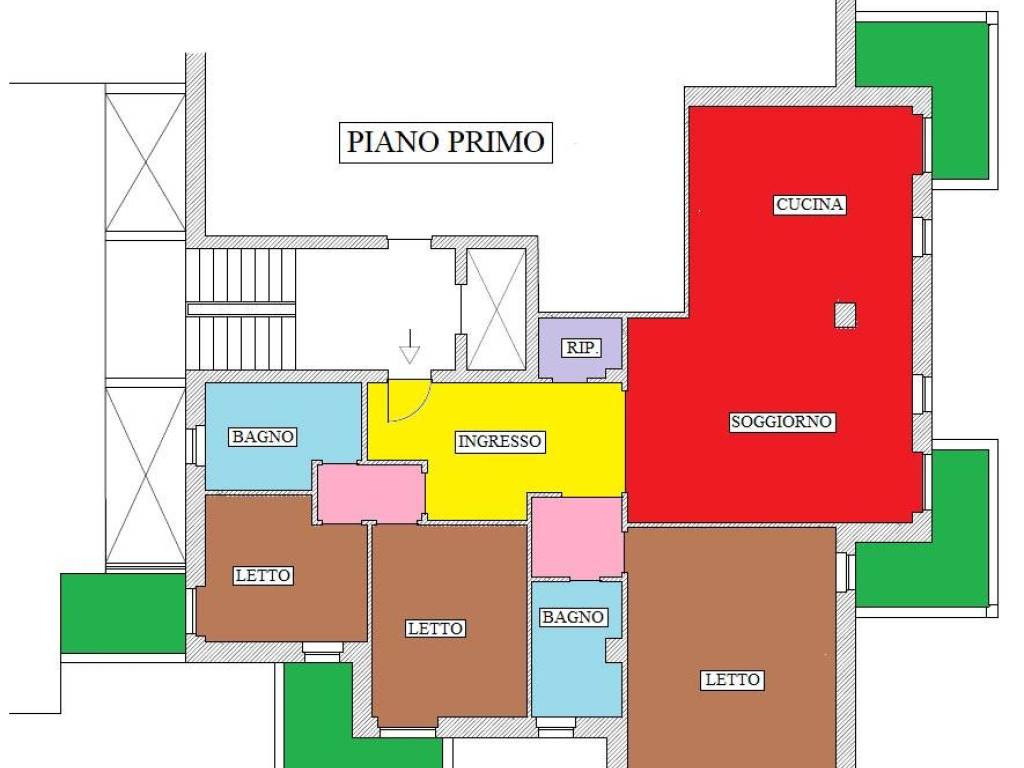 appartamento in vendita a Piacenza in zona Stadio