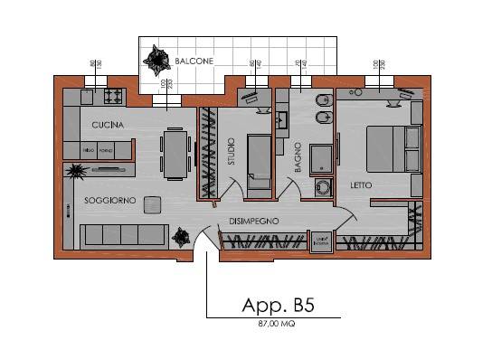 appartamento in vendita a Piacenza in zona Stadio