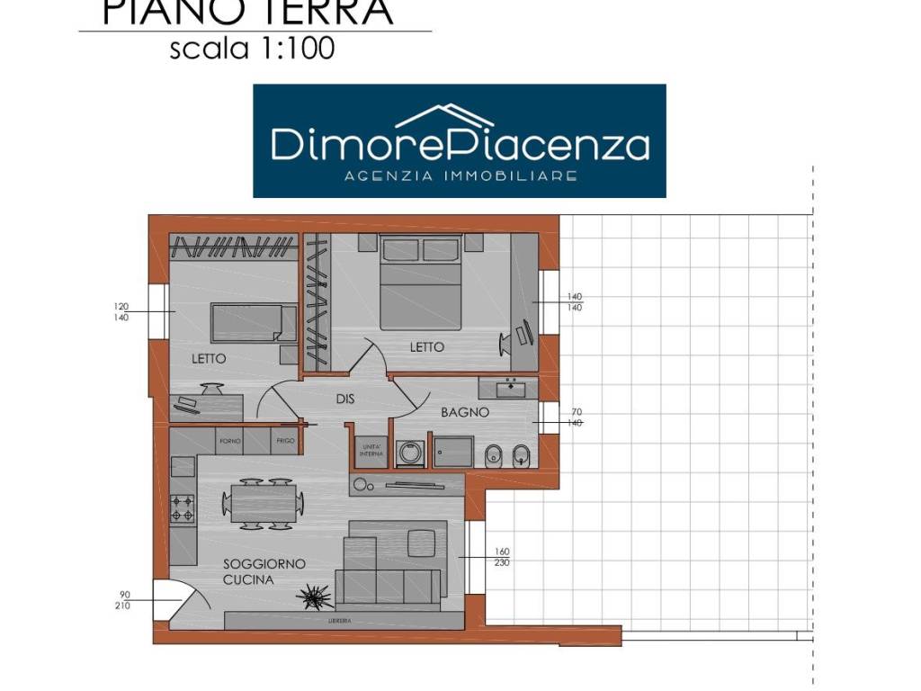 appartamento in vendita a Piacenza in zona Baia del Re