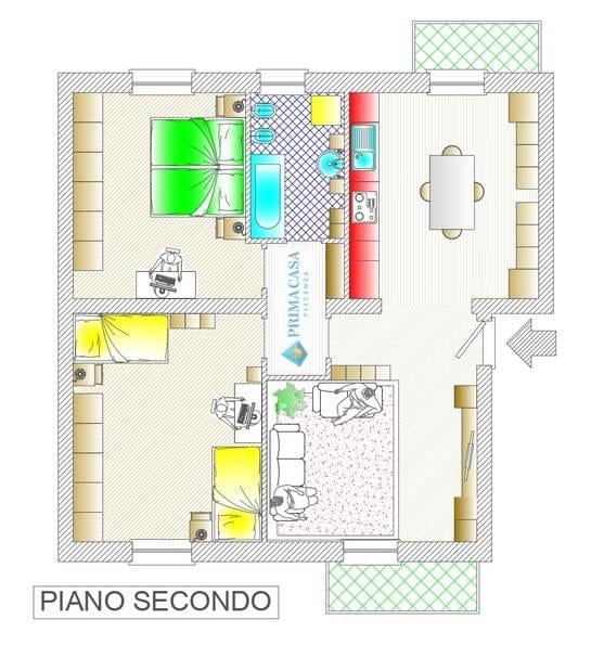 appartamento in vendita a Piacenza in zona Stadio