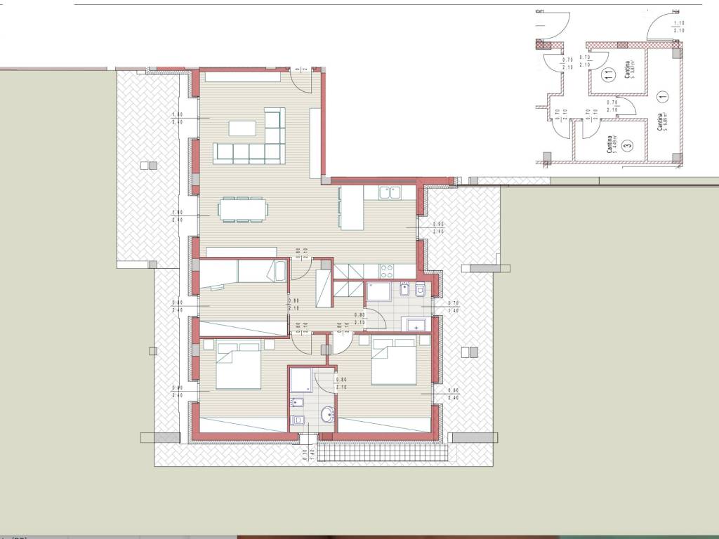 appartamento in vendita a Piacenza in zona Stadio