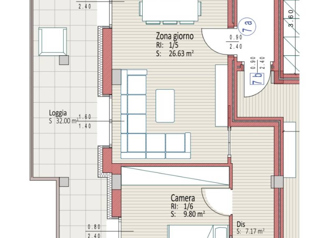 appartamento in vendita a Piacenza in zona Stadio