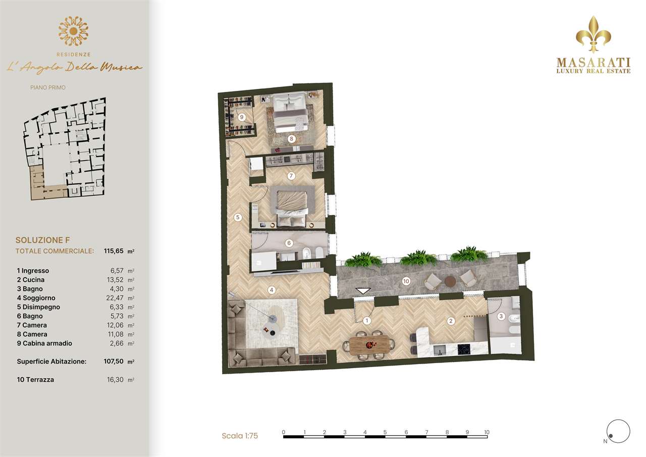 appartamento in vendita a Piacenza in zona Centro Storico