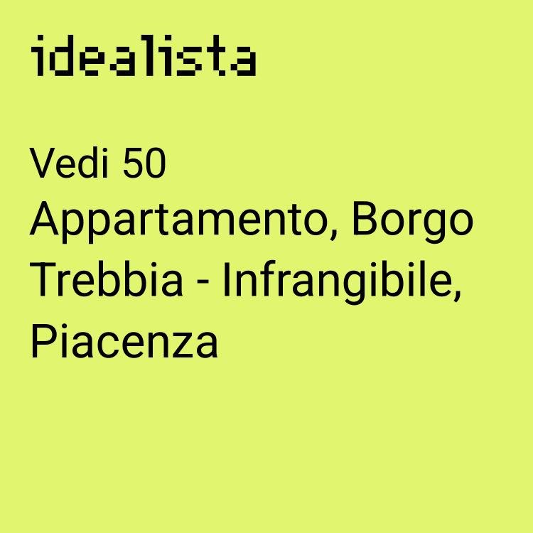 appartamento in vendita a Piacenza in zona Borgotrebbia