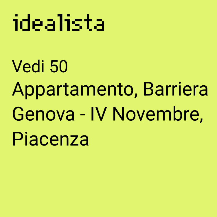 appartamento in vendita a Piacenza in zona Barriera Genova