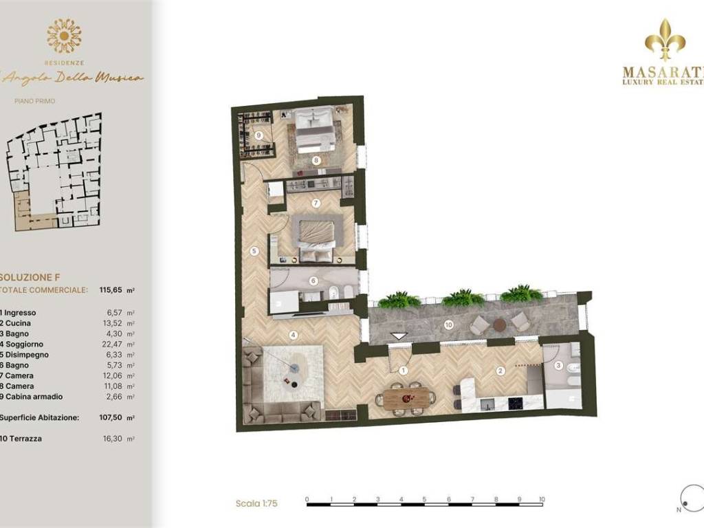 appartamento in vendita a Piacenza in zona Centro Storico