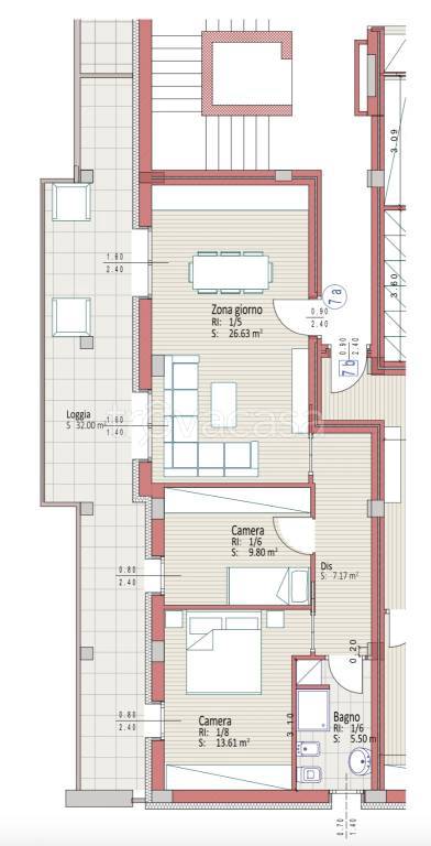 appartamento in vendita a Piacenza in zona Stadio