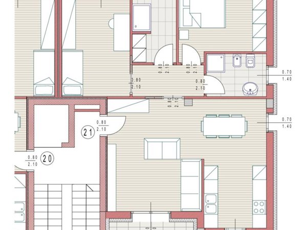 appartamento in vendita a Piacenza in zona Stadio