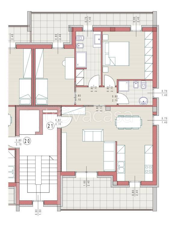 appartamento in vendita a Piacenza in zona Stadio