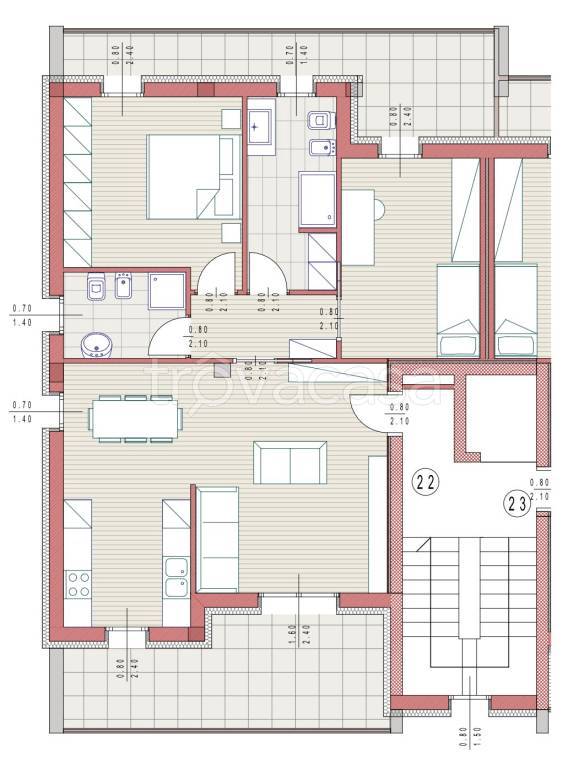 appartamento in vendita a Piacenza in zona Stadio