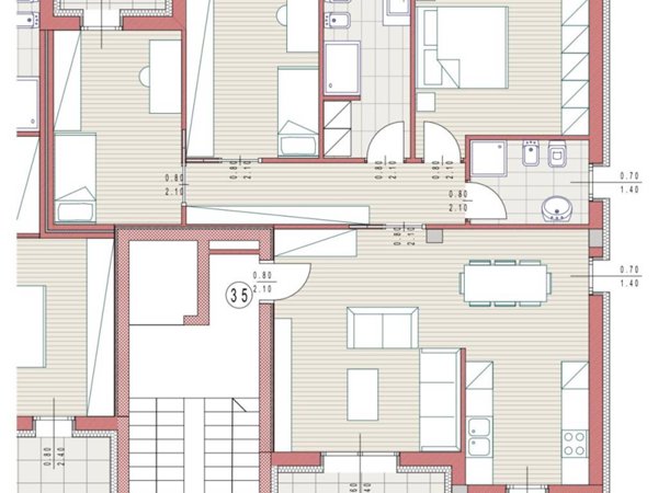 appartamento in vendita a Piacenza in zona Stadio