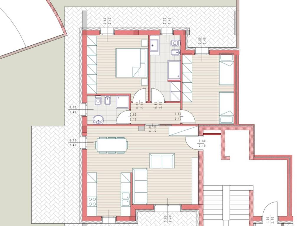 appartamento in vendita a Piacenza in zona Stadio