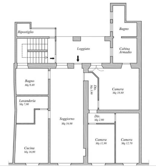 appartamento in vendita a Piacenza in zona Centro Storico