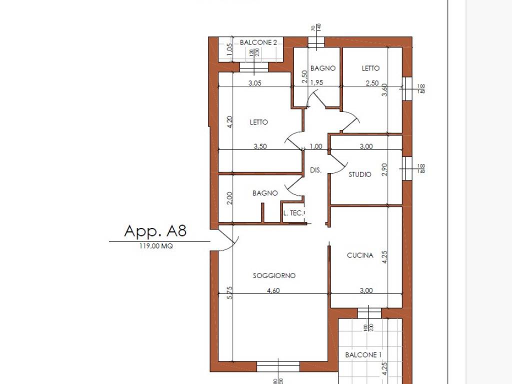 appartamento in vendita a Piacenza in zona Stadio